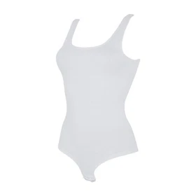 Women's Wide Strap Body In Stretch Cotton Cotonella 3513 Elastic