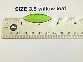10 sz 3.5 Hammered willow leaf blades spinner baits or lure making, replacement