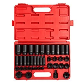 SUNEX TOOLS 2668, 1/2 Inch Drive Master Impact Socket  Assorted Pattern Names 