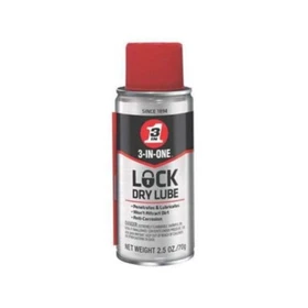 3-In-One 120077 2.5 oz Can of  Aerosol Lock Dry Lube Lubricant