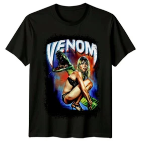 Venom (1981) Movie Poster Inspired T-Shirt Retro Classic Film Graphic Tee Unisex