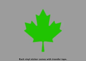 Canadian Maple Leaf Vinyl Stickers