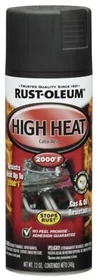 Rust-Oleum 248903 Automotive Flat Black High Heat Enamel Spray Paint 12 oz