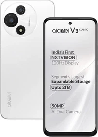 Alcatel V3 Classic 5G HaloWhite 128GB 6GB RAM 50MP 5200mAh Indian Global Version