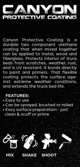 CB-820A-2K CANYON Bed Liner Kit #3