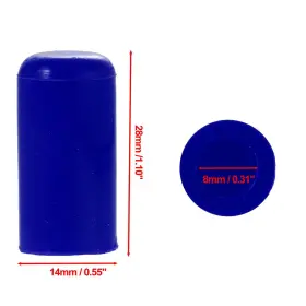 746453321971 CARPOPART Car Silicone Hose Cap Intake Vacuum #3