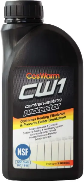 CW1-AU COSWARM Central Heating Inhibitor Protector Treats Up