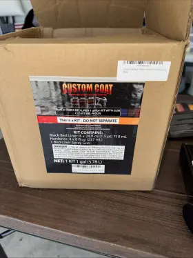 KIT-BBL-4-GUN CUSTOM COAT Bed Liner Tintable Gallon Urethane