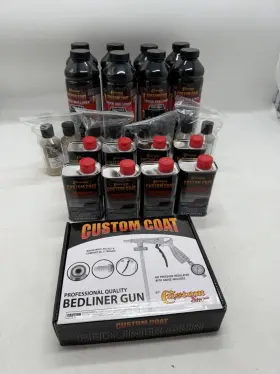 KIT-BL-T80-8-GUN CUSTOM COAT Desert Urethane Spray Bed Liner