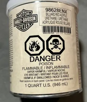 98628ENX HARLEY-DAVIDSON Billiard Acrylic Urethane Paint