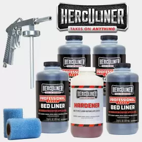 HCL2K8 HERCULINER Spray Bed Liner Gallon Kit