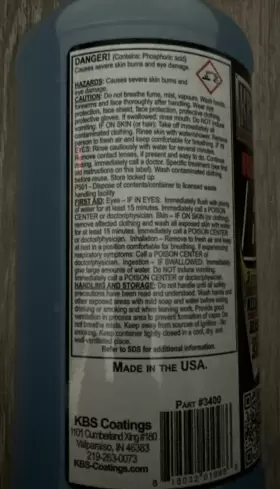 1500001 KBS COATINGS Rustblast Remover #2
