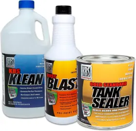 53000 KBS COATINGS Auto Fuel Tank Sealer Seals Up Gallon Kit