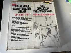 34057 OATEY Nos High Galvanized Water Heater Stand