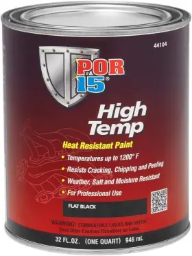44104 POR 15 High Heat Paint Flat