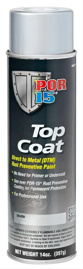 46018 POR-15 Top Coat Paint Spray
