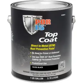 RE1008A POR-15 Top Coat Gallon