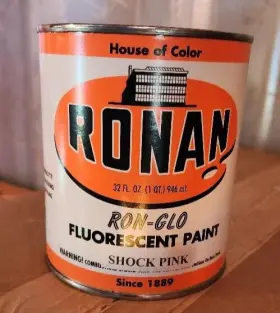 RG08 RONAN Ron Glo Fluorescent Shock Pink Sign Paint