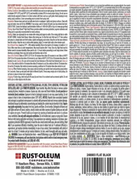 248903 RUST-OLEUM Flat High Heat Spray Paint #2
