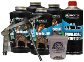 SMR-1026B-K4 SPEEDOKOTE Rex Bed Liner Spray Gun Kit