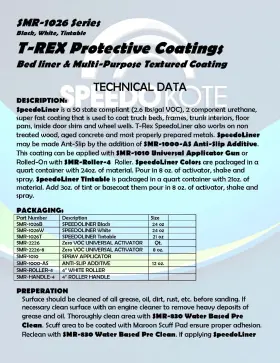 SMR-1026B-K8 SPEEDOKOTE Rex Bed Liner Spray Gun Kit #2