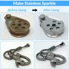 SS001 SPOTLESS STAINLESS Remover Protectant Pint Pack Marine #2