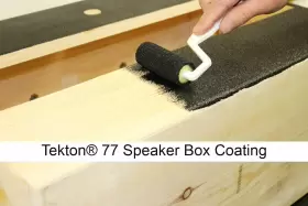 TK77 TEKTON Speaker Box Paint Water Based Roll Drying #2