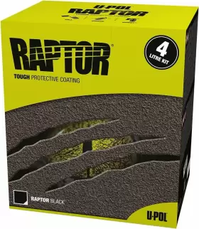 0802 U-POL Spray Bed Liner Gallon Kit Raptor