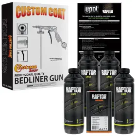 0820VGUN U-POL Voc Bed Liner Spray Gun Kit Raptor