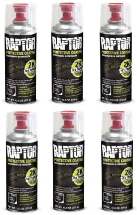 4884 U-POL Basalt Spray Bedliner Pack Raptor