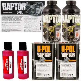 2HARDENERS U-POL Tintable Blood Bed Liner Texture Raptor