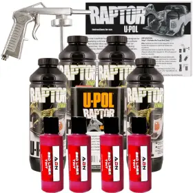 821-WGUN-4BLOODRED U-POL Tintable Blood Bed Liner Spray Gun