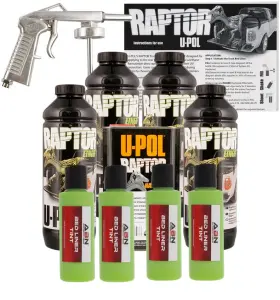 821-WGUN-4LIMEGREEN U-POL Lime Tintable Bedliner Spray Gun