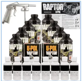 845927007899 U-POL Urethane Spray Bed Liner Gun Kit Gm Raptor
