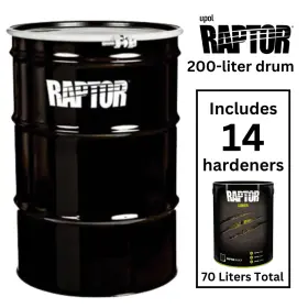UP4824 U-POL Bed Liner Drum Mix Hardener 200 Raptor