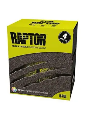 UPO823 U-POL Tintable Bed Liner Spray Gun Kit Raptor