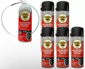 WWAS12B-6 WOOLWAX Lanolin Undercoating Spray Pack Wand 360