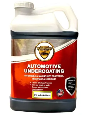 WWUC2.5 WOOLWAX Gallon Jug Auto Undercoating Corrosion