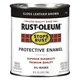 RUST-OLEUM 7775502 Enamel Paint,Leather Brown,Solvent 39DP19