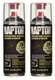 Raptor Black UP4883 Bedliner 13.02 Oz 2K Fl (2 Pack)