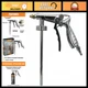 Bedliner Spray Gun with Air Regulator - Fits 1L U-Pol Raptor Bottles, 1/4" NPT