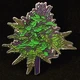 Lime Pop Cannabis Nug Lapel Pin - weed nugs dank 420  pot leaf budtender