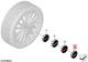Genuine Mini Cooper JCW One F54 Fixed Hub Cap Vibrant Silver 36135B30FD0