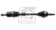 1x Febi Bilstein drive shaft 39101JD02B front axle left for Qashqai Qashqai