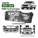For 2023-2026 Ford Escape Front Bumper Cover Grille Assembly Kit w/o Sensor Hole