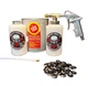 Amber Fluid Film Pro Undercoating Gun - Straight Wand Kit (2 W Quart Bottles) 