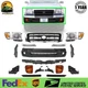 Front Bumper Textured & Headlight Kit Set of 19 For 1998-2000 Toyota Tacoma