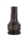 SUNEX TOOLS 450719 3/4" Drive 19mm Hex Impact Socket, Cr-Mo Steel