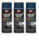 SEM 15643 Color Coat Pacific Blue Spray Paint Aerosol Can 12 oz. (3 Pack)