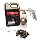 NHOU V3 Black Pro Undercoating Gun &ndash; 2 Wand Kit (1 W Quart Bottle)
